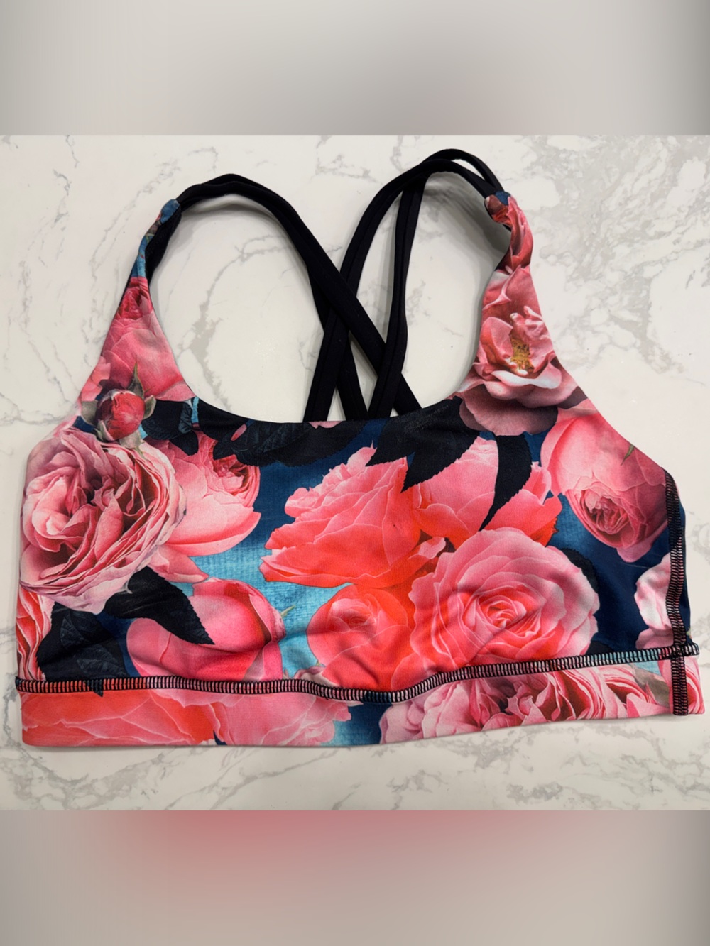 Lululemon “Secret Garden” Energy Sports Bra